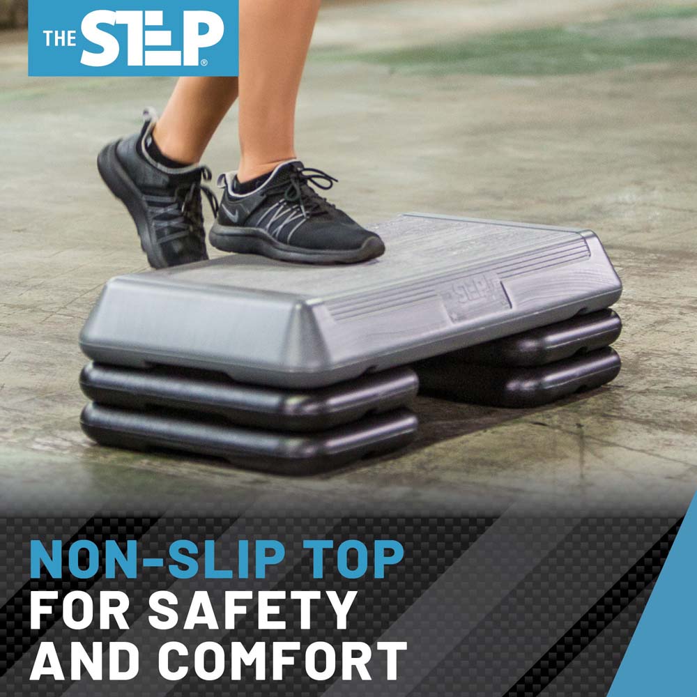 The Circuit Step w/ (4 Risers) - Grey /Black