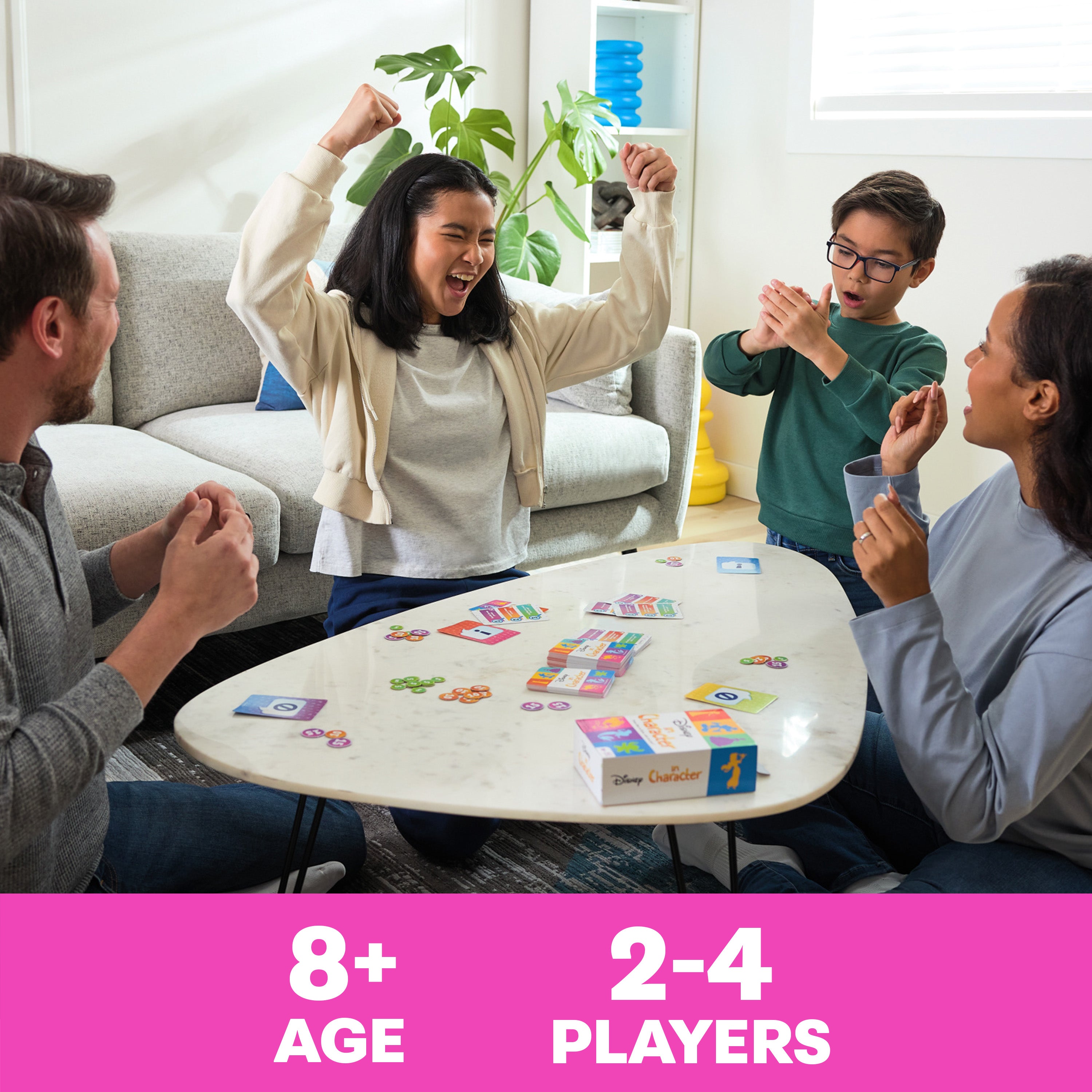 Spin Master Games, Disney in Character Card Game, Interactive Charades, Disney Trivia & More for Hilarious Family Fun, Indoor Activity, 2-4 Players, for Ages 8 & Up