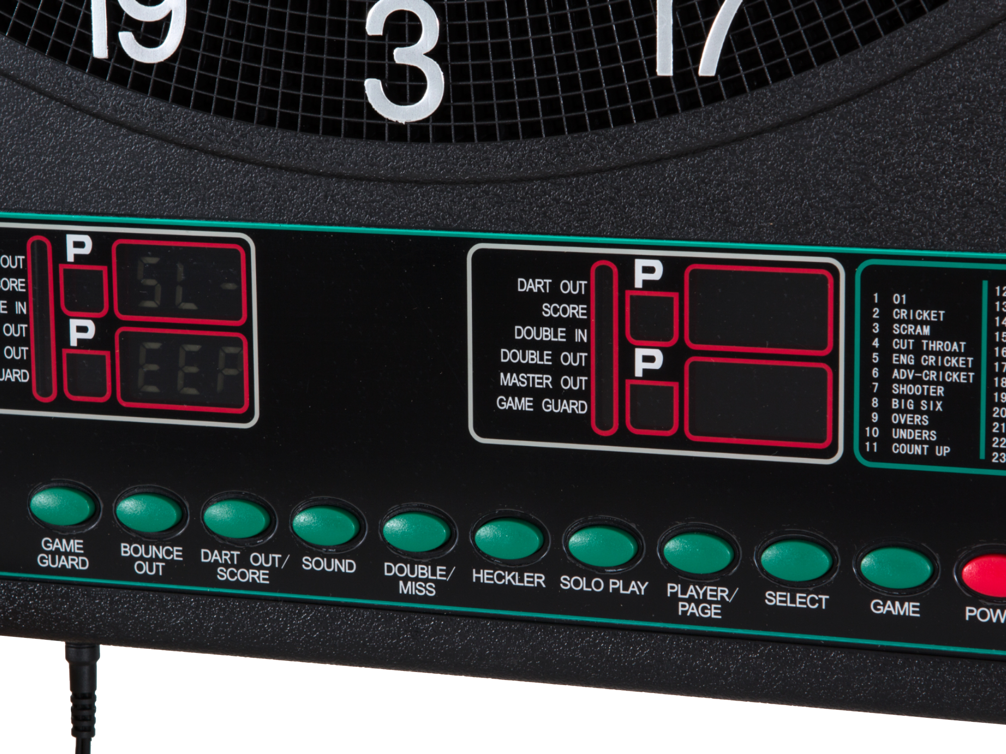 Arachnid Cricket Maxx 1.0 Electronic Dartboard and Cabinet