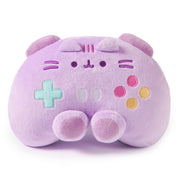 GUND Pusheen Gaming Controller Plush, Squishy Toy, Collectible Plush Toy, Gaming Décor, Stuffed Animal for Ages 8 and Up, Purple, 7”