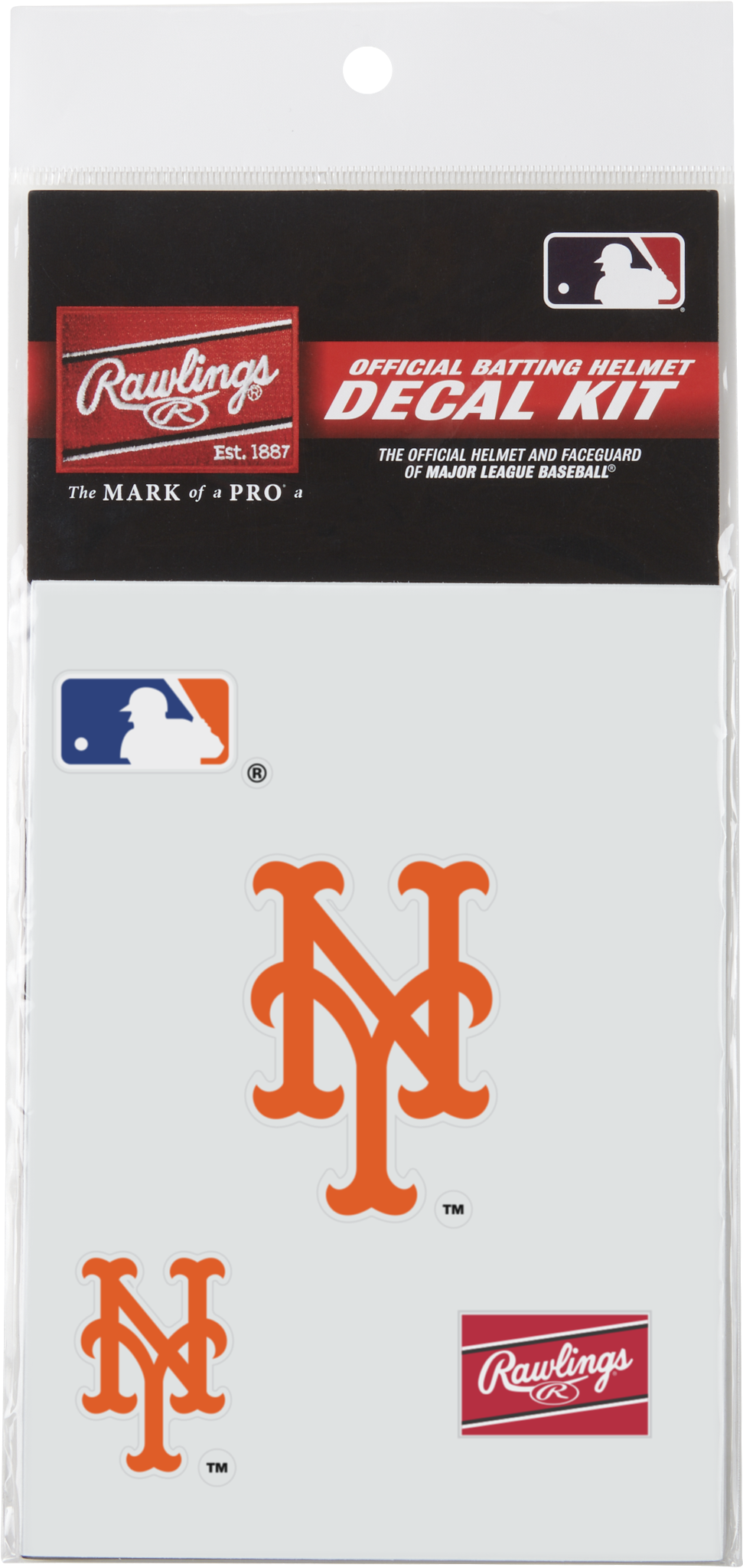 Rawlings Mlb Replica Decal Kits - New York Mets