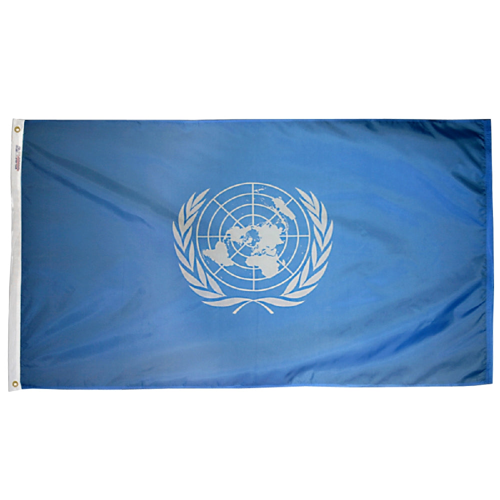 5X8 FT NYL-GLO UNITED NATIONS