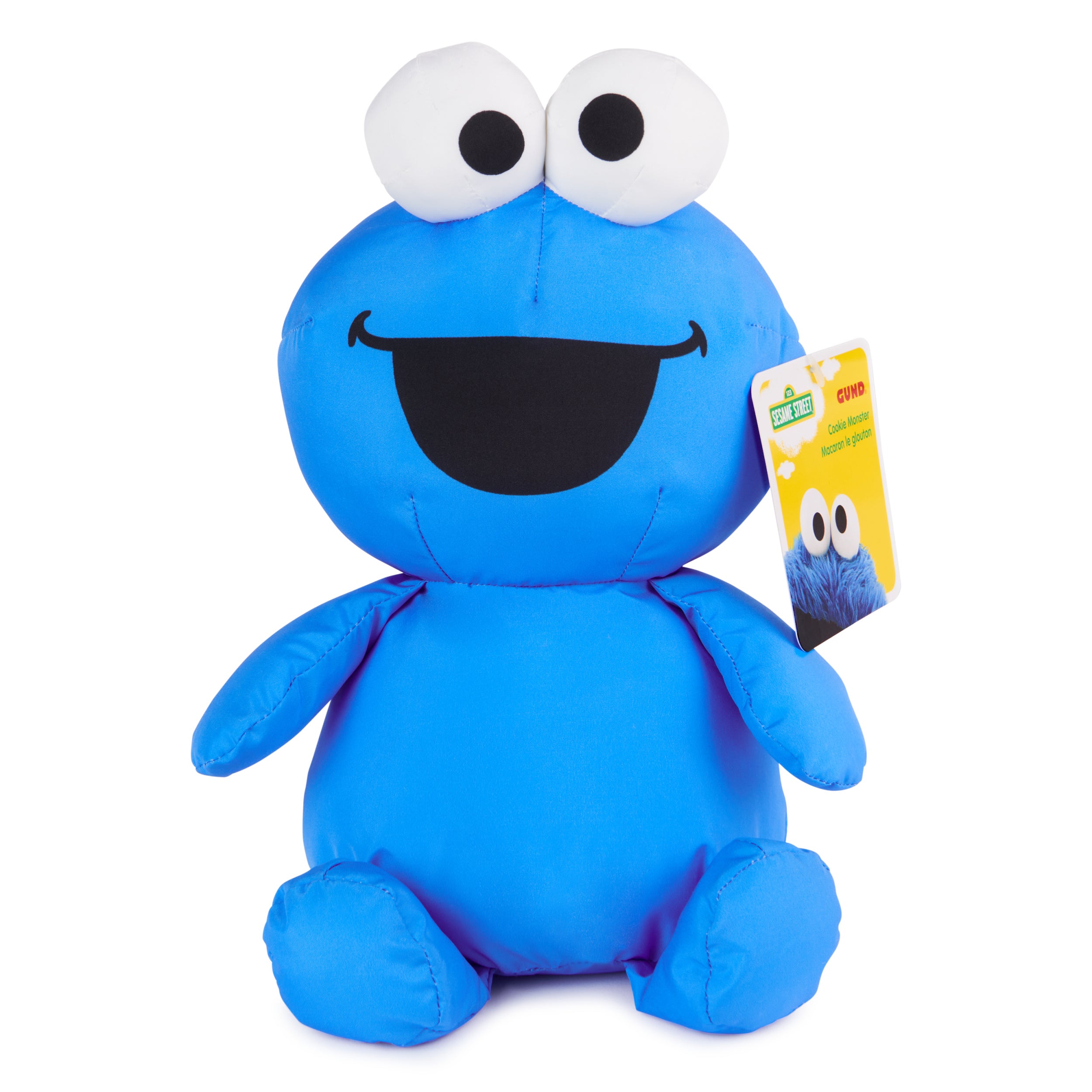 GUND Sesame Street Official Cookie Monster Muppet Plush, Premium Nylon Plush Toy for Ages 1 & Up, Blue, 7”
