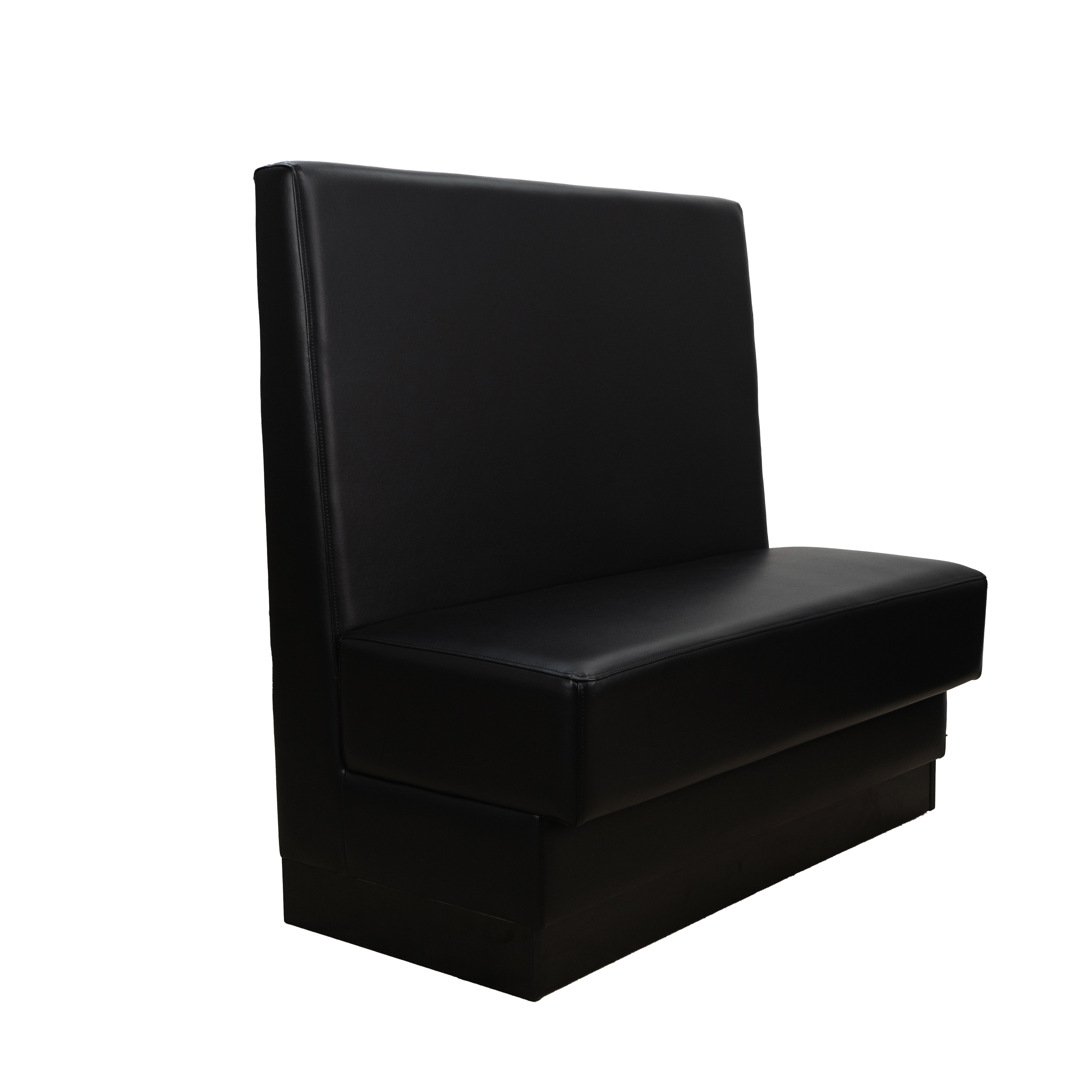 Pro Series Single-Sided Restaurant Booth Seating - Black