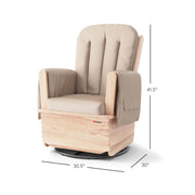 SafeRocker SS Swivel Glider (Tan Vinyl)
