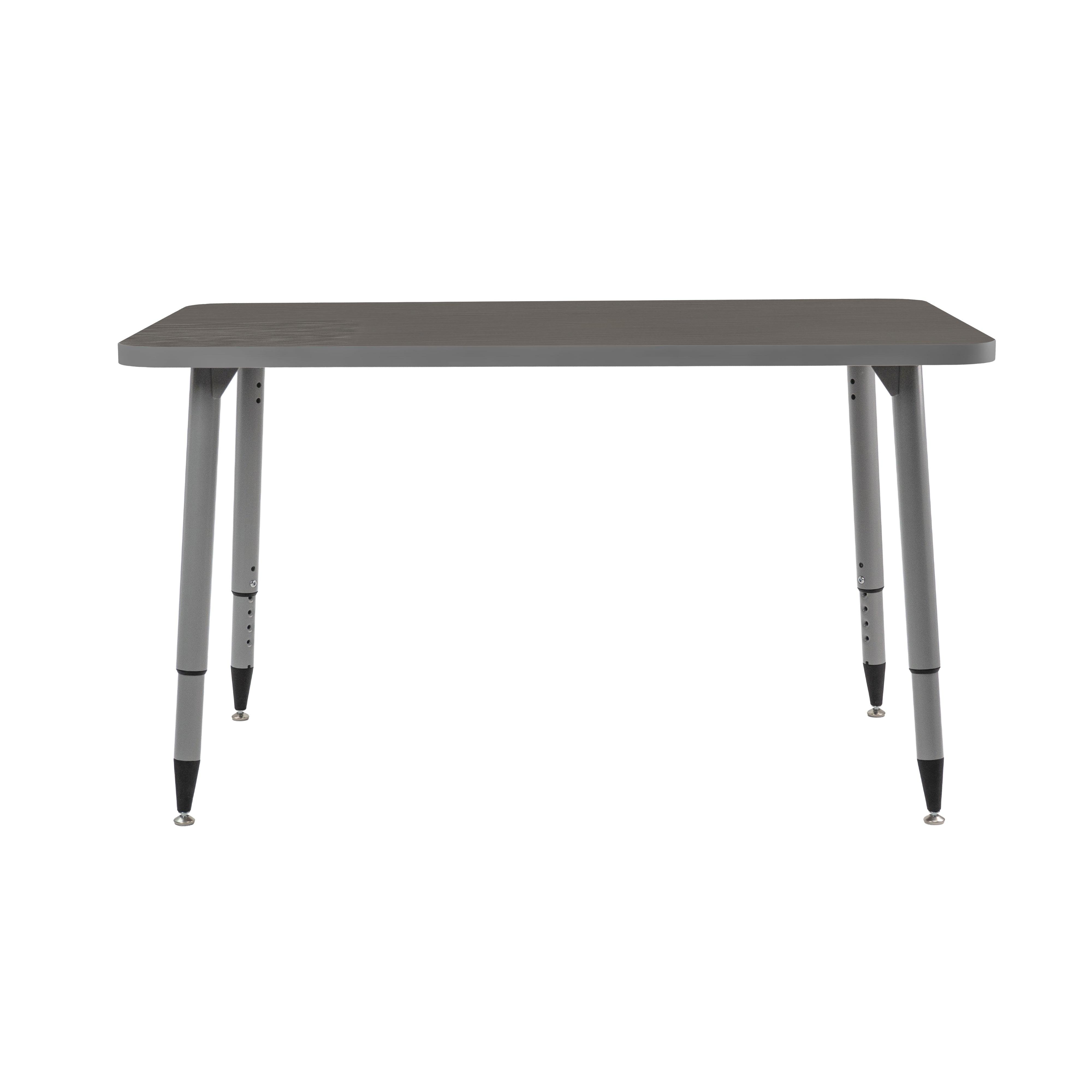 Adapte 30" x 48" Rectangle Thermofused Activity Table with Adjustable Tapered Legs - Cosmic Strandz/North Sea