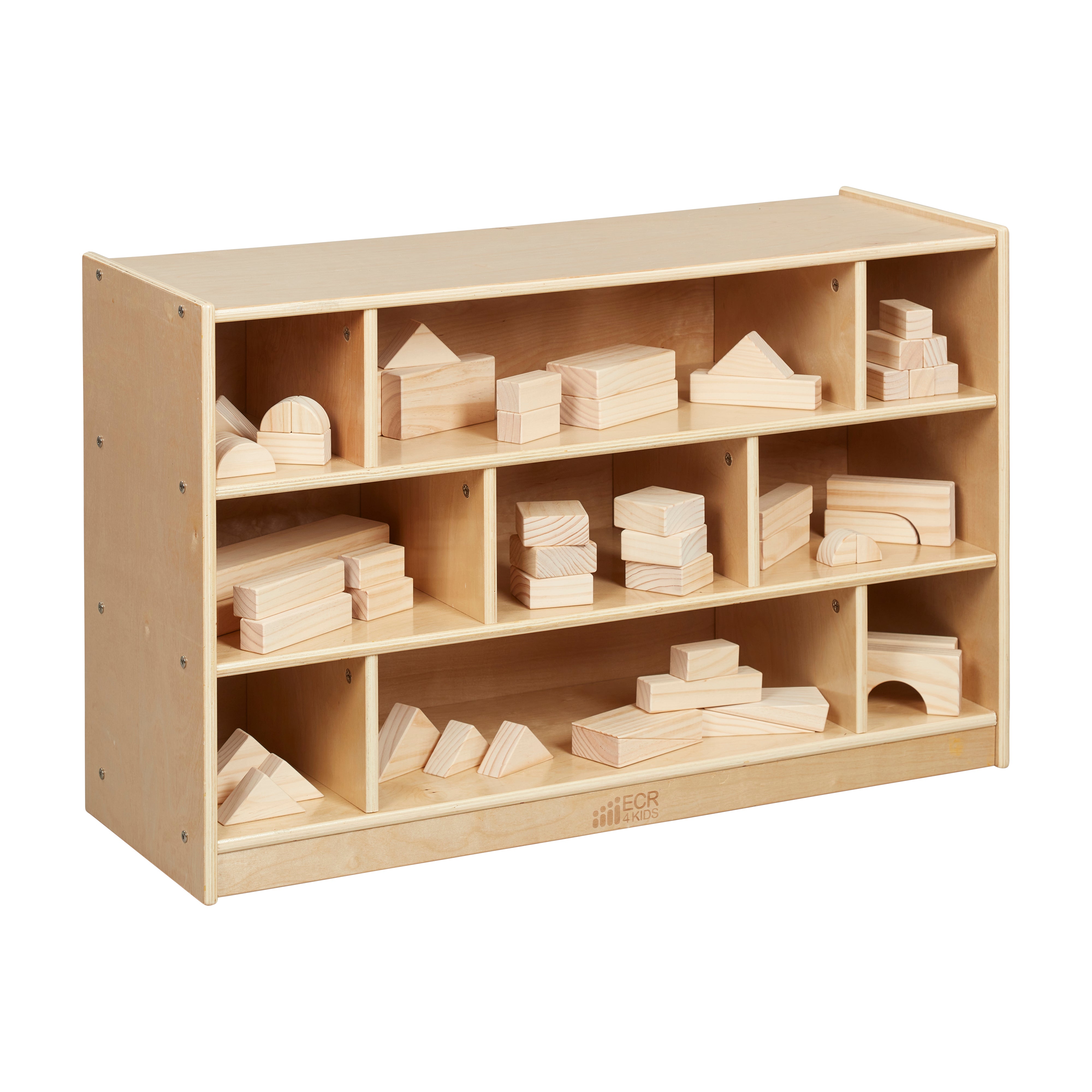 Medium Block Storage Cart 38in - Natural