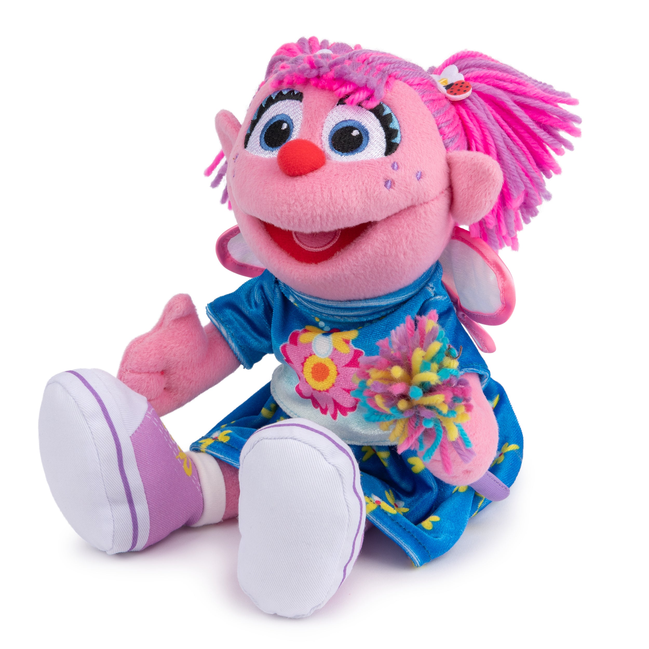 GUND Sesame Street Official Abby Cadabby Muppet Plush, Premium Plush Toy for Ages 1 & Up, Pink/Blue, 11”
