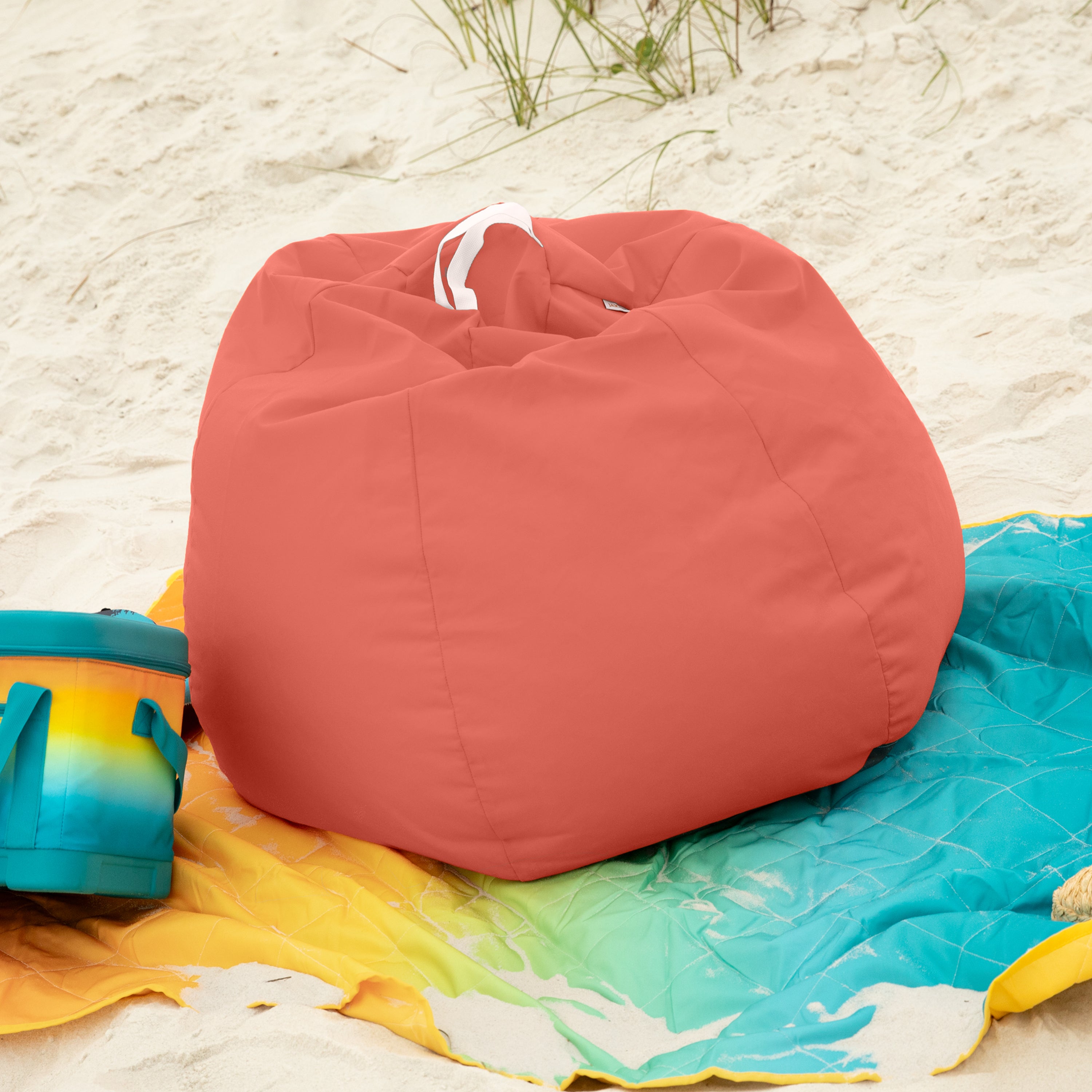 Jaxx Kiss Bean Bag Chair | Casual Poolside & Patio Seating | Sunbrella, Flamingo