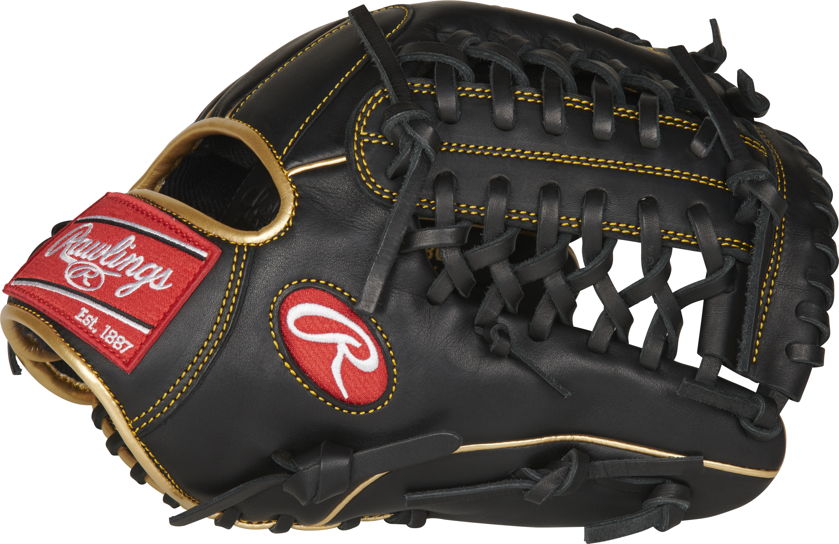 Rawlings R9 Baseball Series 11.75-Inch Baseball Glove  - Right Hand Thrower - Black