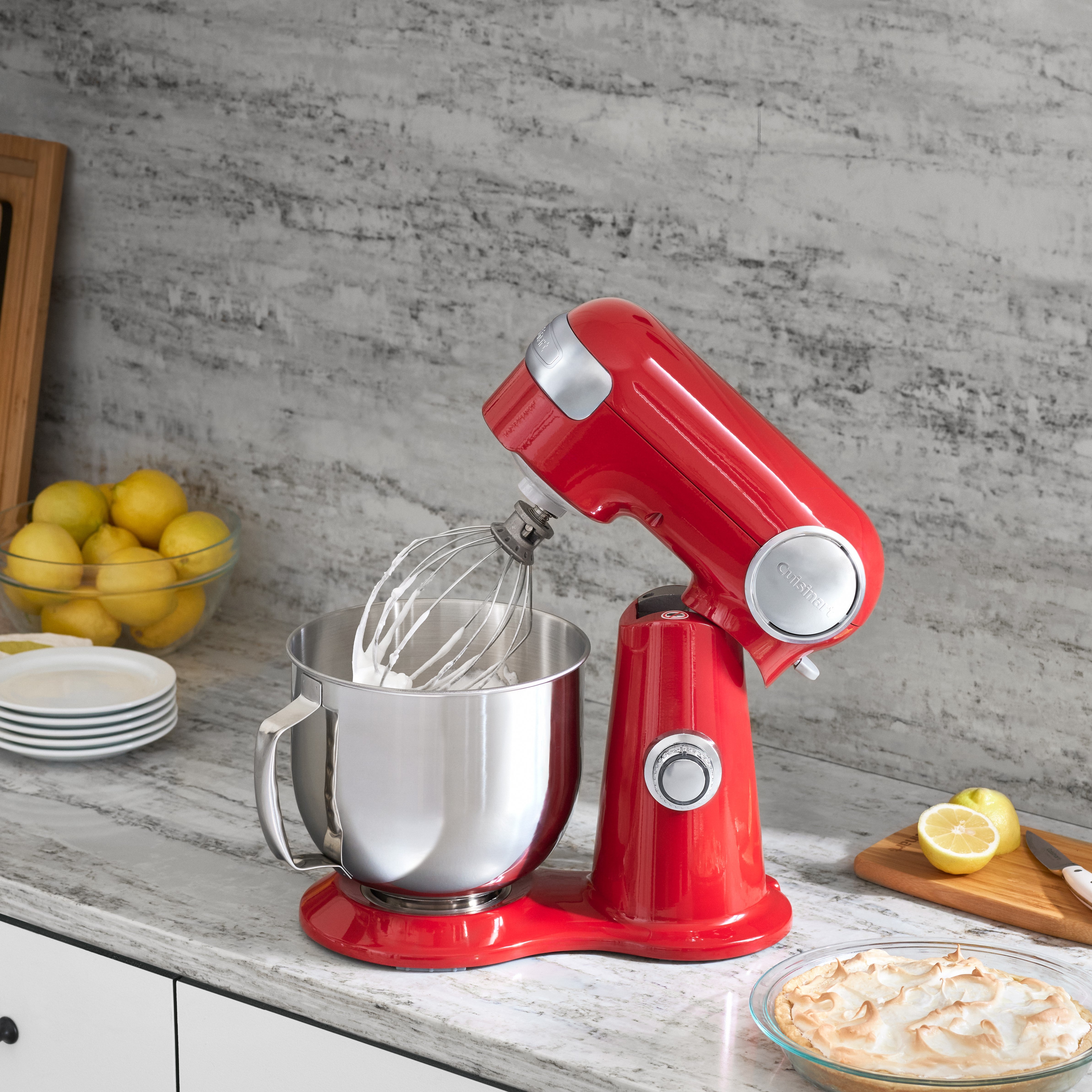 Precision Master 5.5-Quart Stand Mixer - Ruby Red