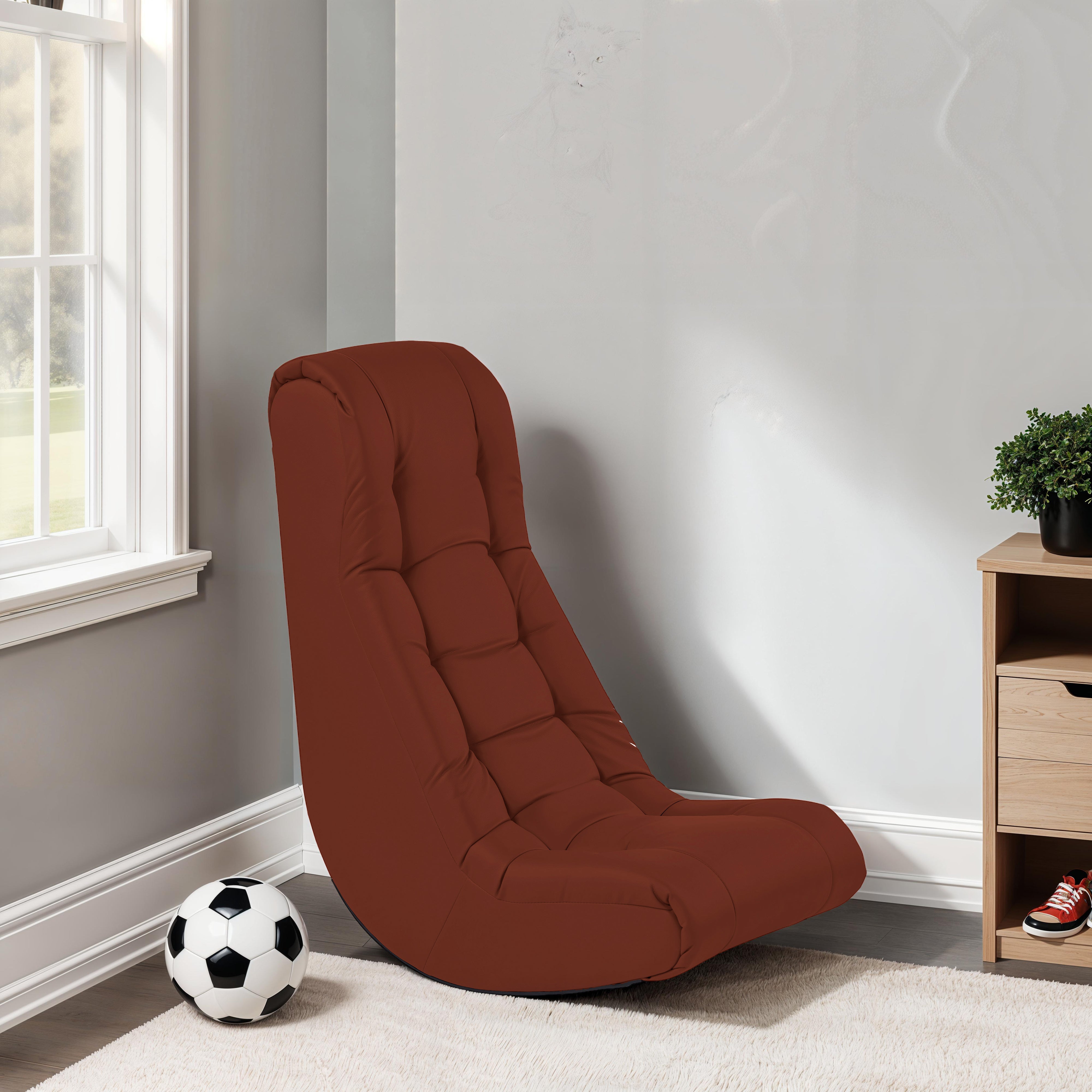 Tufted Soft Rocker - Burgundy