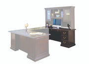 OfficeSource Rowland 72" Return Credenza - Mahogany