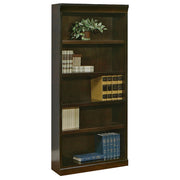 OfficeSource Markle Open Bookcase - 72''H X 30''W - Rich Espresso