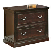 OfficeSource Markle 2 Drawer Lateral File - Rich Espresso