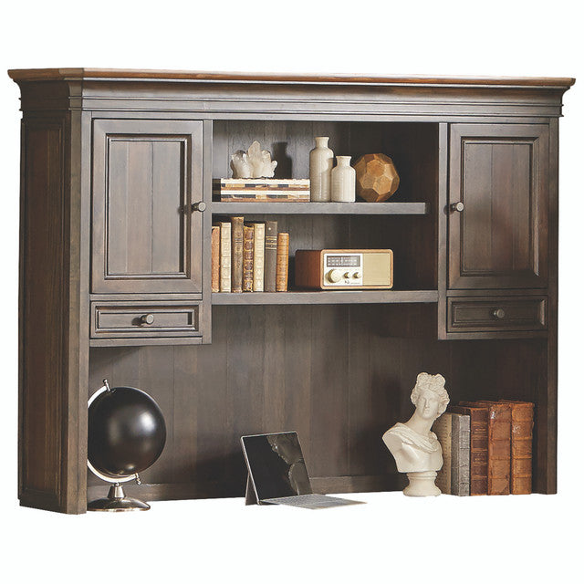 OfficeSource Westwood Executive Hutch - 68"W X 48"H - Dark Roast
