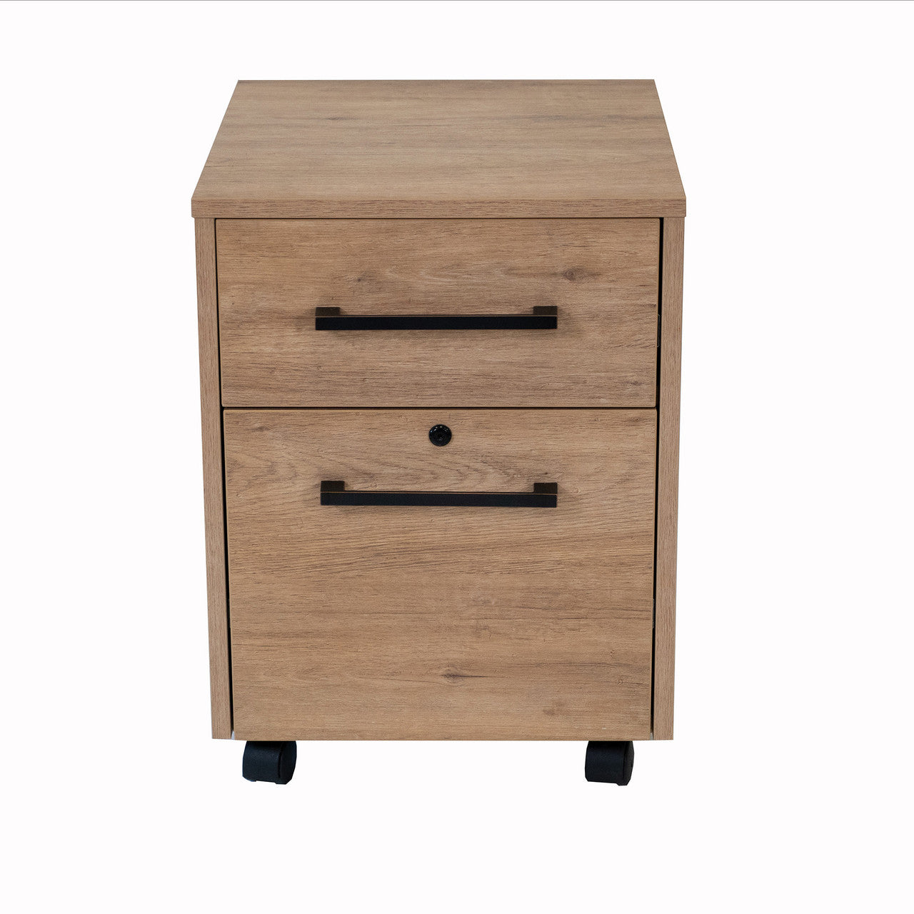 OfficeSource Artisan Mobile Pedestal - Box/File - Natural
