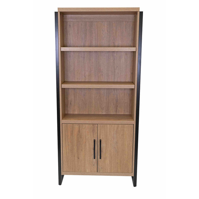 OfficeSource Artisan Bookcase w/Doors - Natural