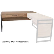 OfficeSource Artisan L Shape Desk - Desk Only - Natural