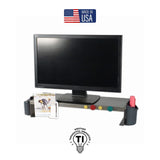 MagnaTrack 22" All Steel Monitor Risers, Urban Steel