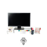 MagnaTrack 22" All Steel Monitor Risers, Arctic White