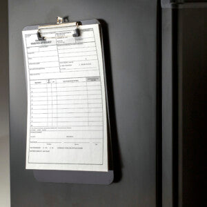 Magnetic Clipboard, Recycled Plastic, Letter Size w/Low Profile Clip