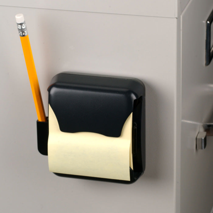 Pop-Up Note Dispenser, Magnetic or Cubicle Velcro Strips (Included)