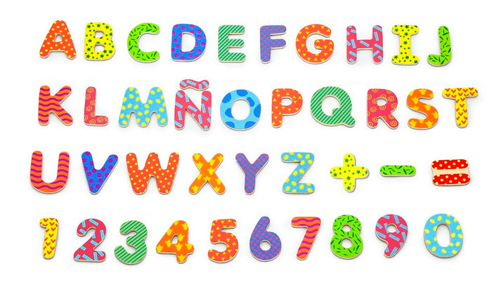 Magnetic Letters and numbers