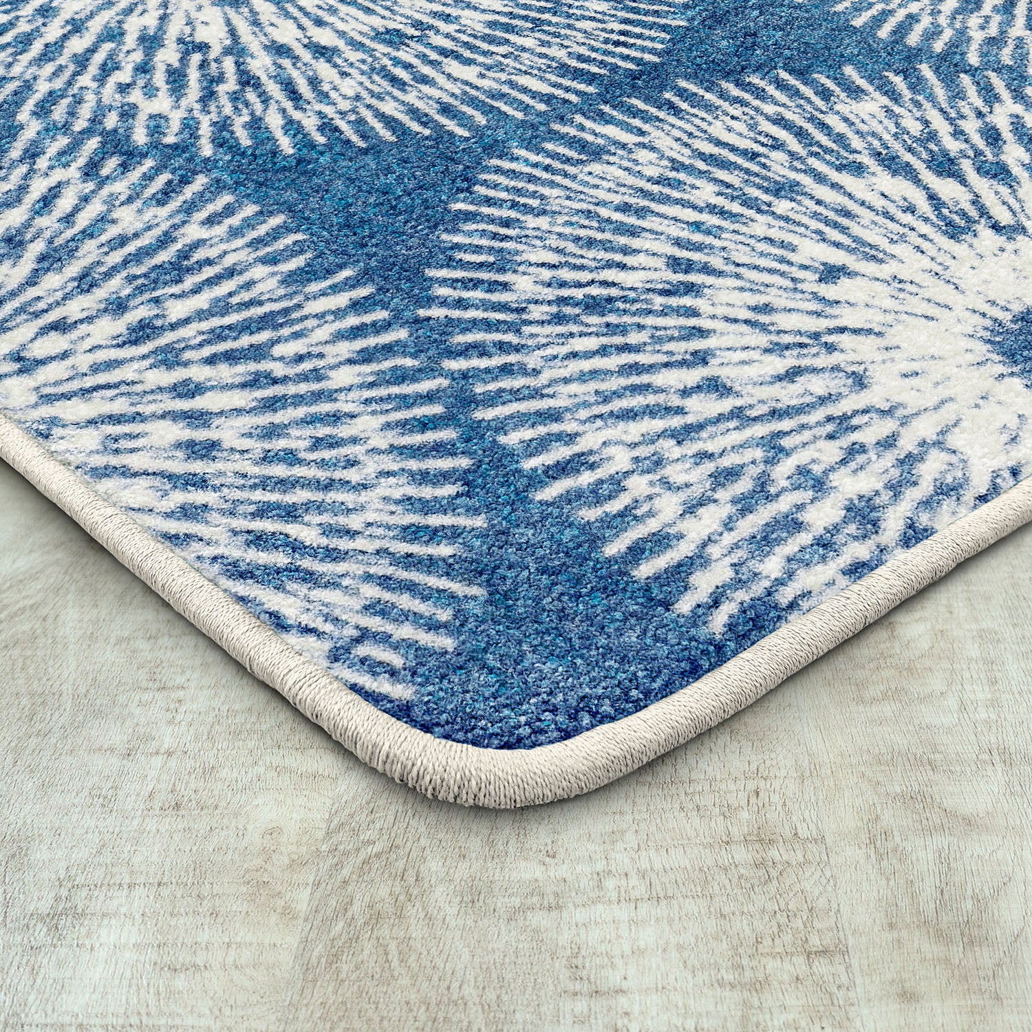 Make A Wish 7'8" x 10'9" area rug in color Blue Skies