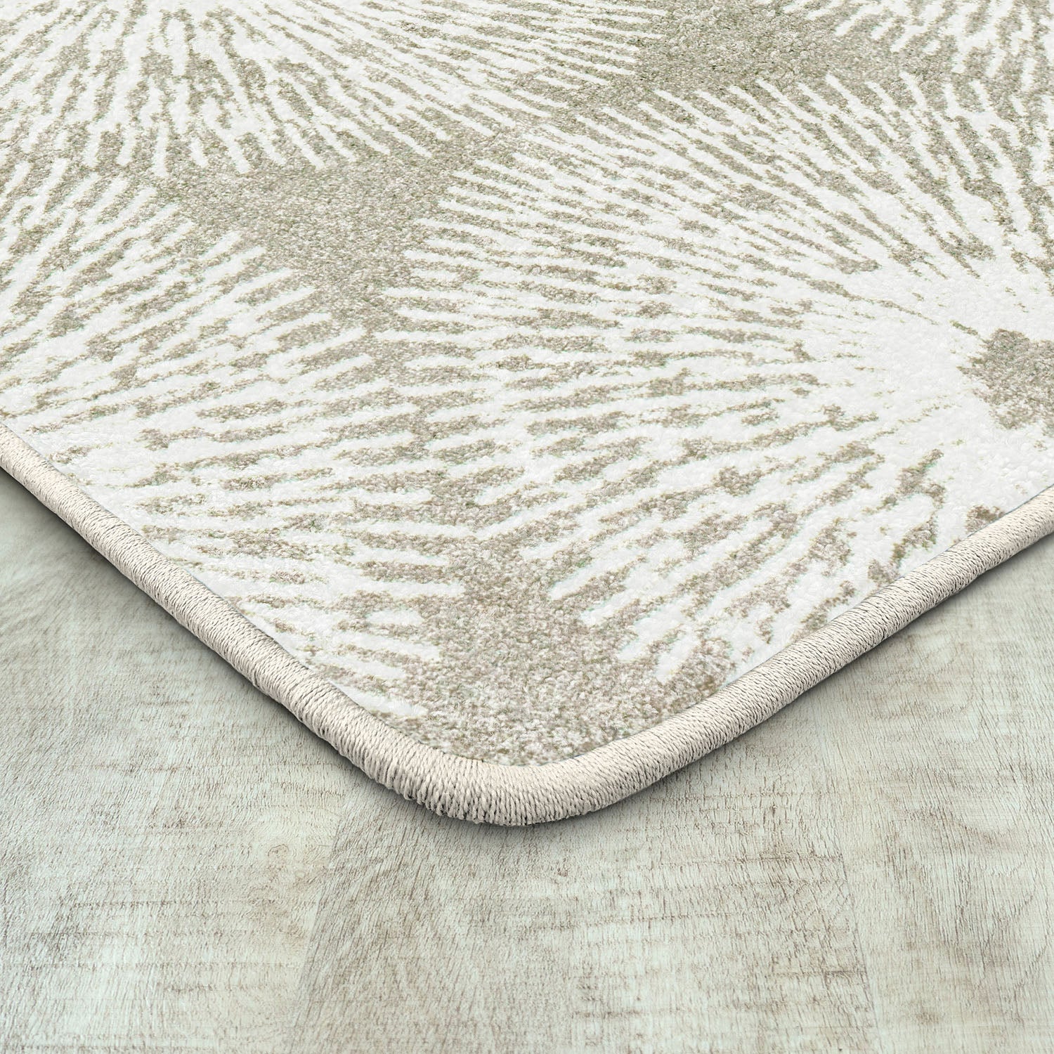 Make A Wish 7'8" x 10'9" area rug in color Linen