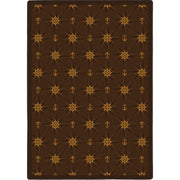 Mariner's Tale 7'8" x 10'9" area rug in color Chocolate