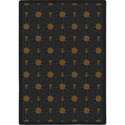 Mariner's Tale 3'10" x 5'4" area rug in color Onyx