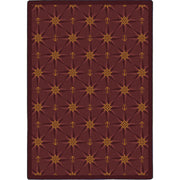 Mariner's Tale 7'8" x 10'9" area rug in color Wine