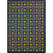 Marquee Star 10'9" x 13'2" area rug in color Blue