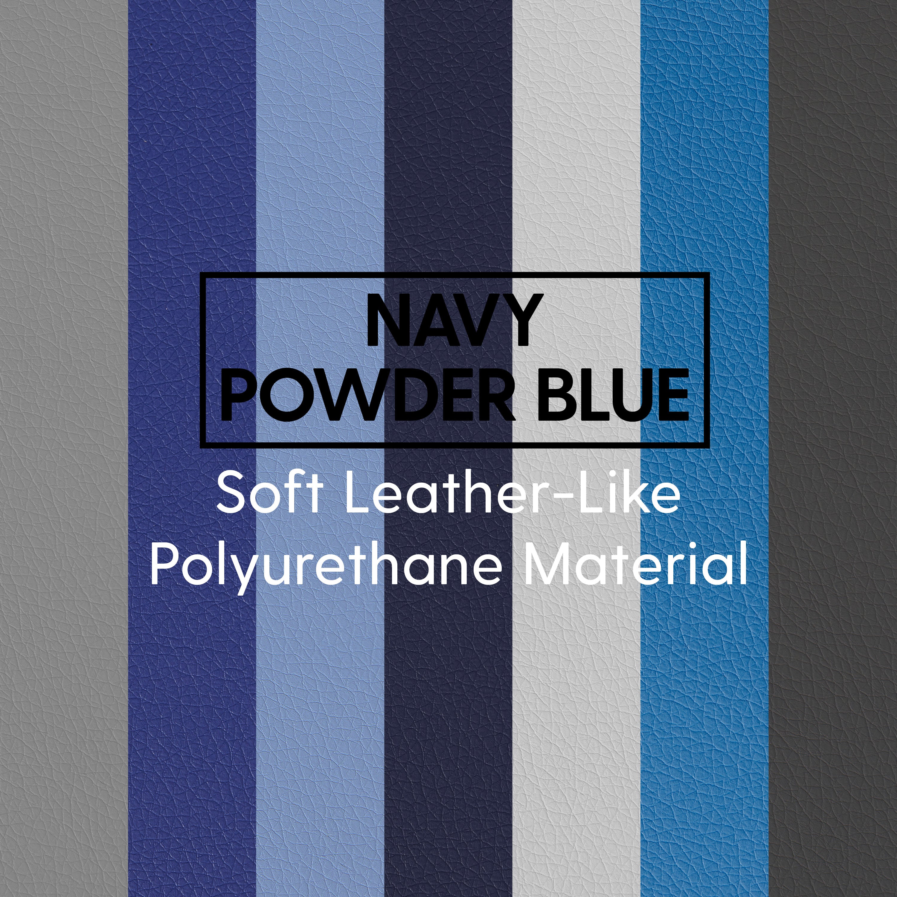 SoftScape Block Set, 7-Piece - Navy/Powder Blue