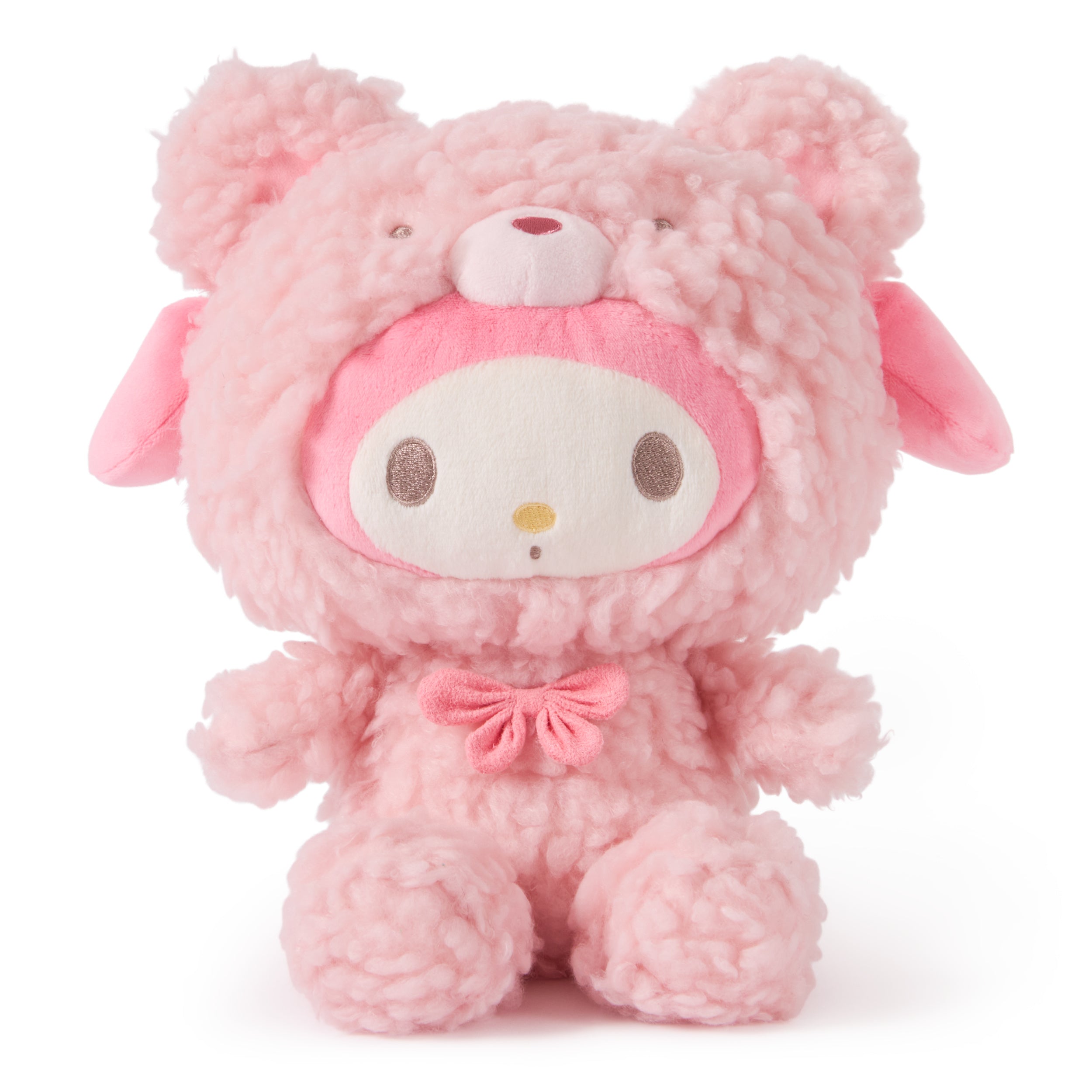GUND Sanrio Official Hello Kitty and Friends My Melody Café Latte Teddy Bear Plush, Collectible Plush Toy, Stuffed Animal for Ages 1 and Up, Pink, 10”