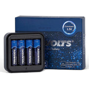 Tenavolts Tenavolts 1.5V AA Lithium Rechargeable Battery with USB Charger, 2775 mWh (4 Count)