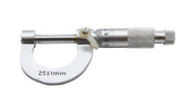 Micrometer Basic Screw Gauge; Measuring Range 0-25mm Metric