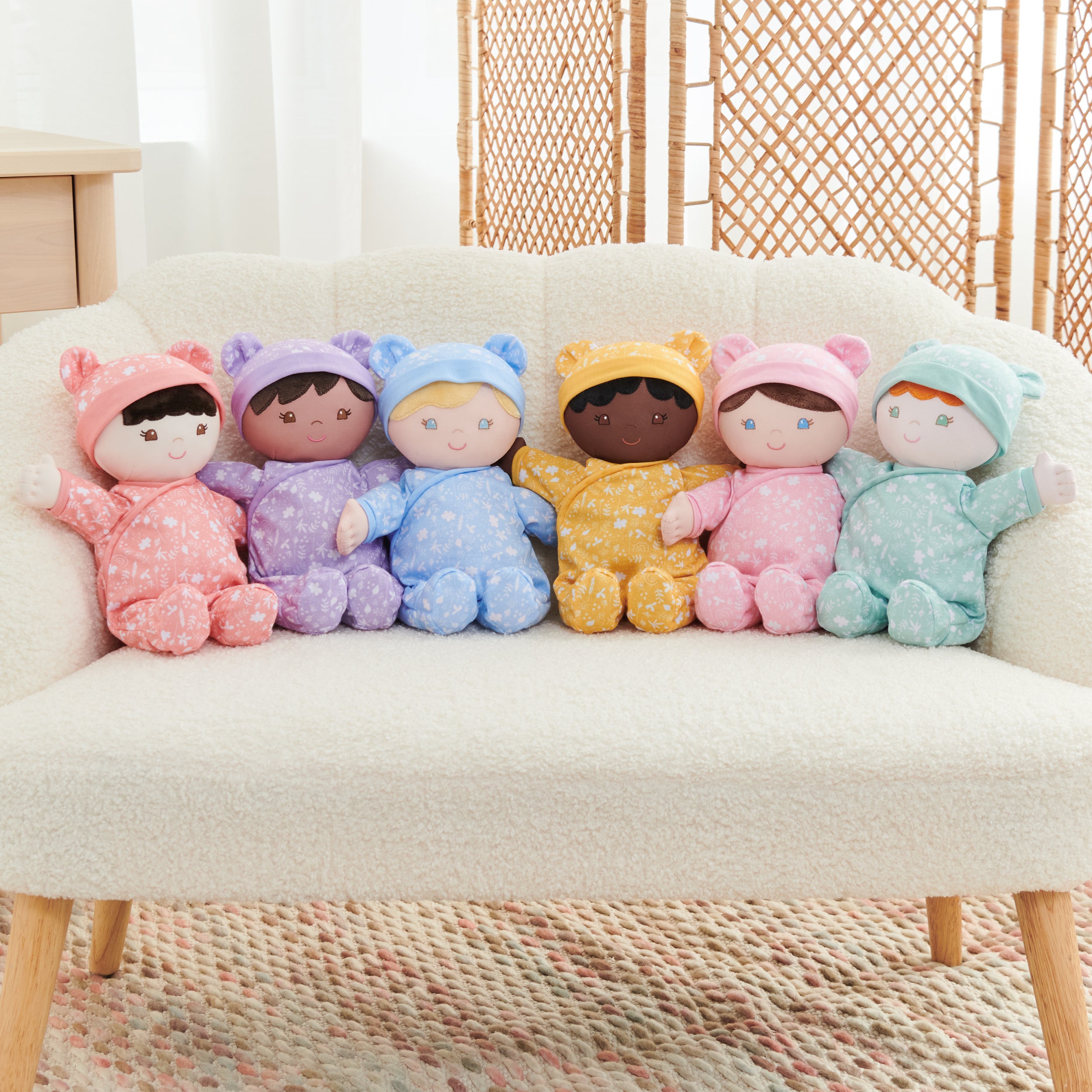 Baby GUND Sustainable Baby Doll CDU, Plush Dolls Made from Recycled Materials, For Babies and Newborns, Assorted Styles, 12”
