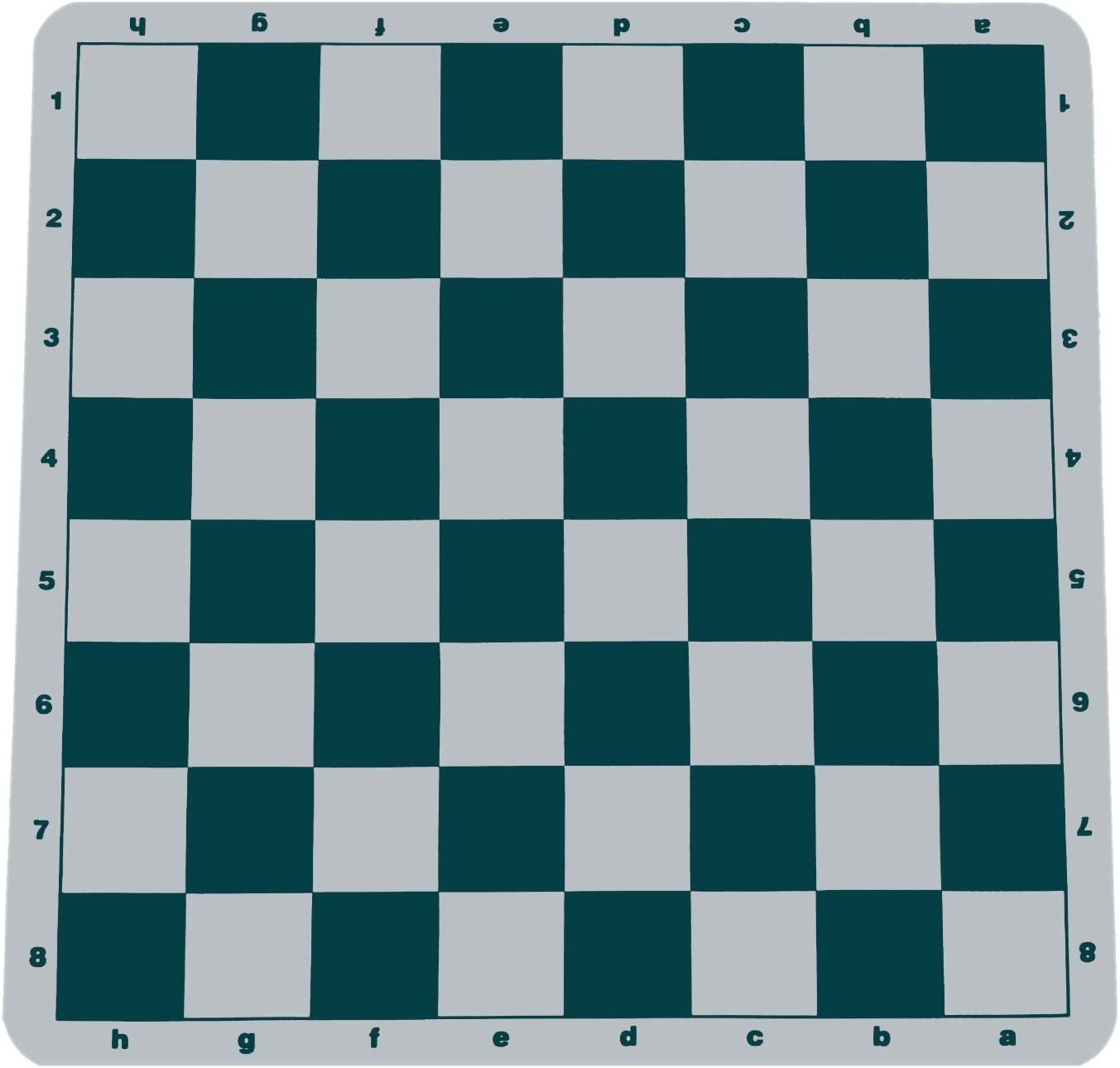 Ultimate Tournament Chess Set with NEW Green Silicone Chess Mat, Canvas Bag & Super Triple Weighted Chessmen with 4 in. King