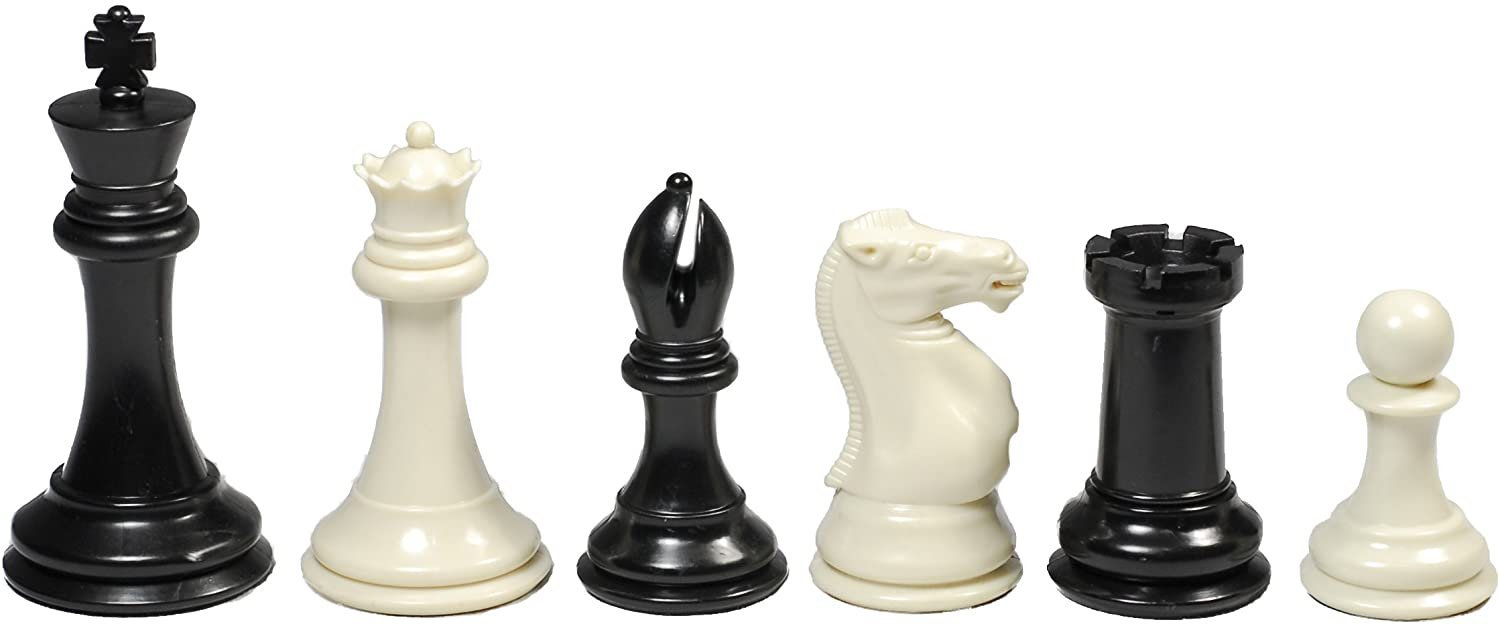 Ultimate Tournament Chess Set with NEW Blue Silicone Chess Mat, Blue Canvas Bag & Super Triple Weighted Chessmen with 4" King
