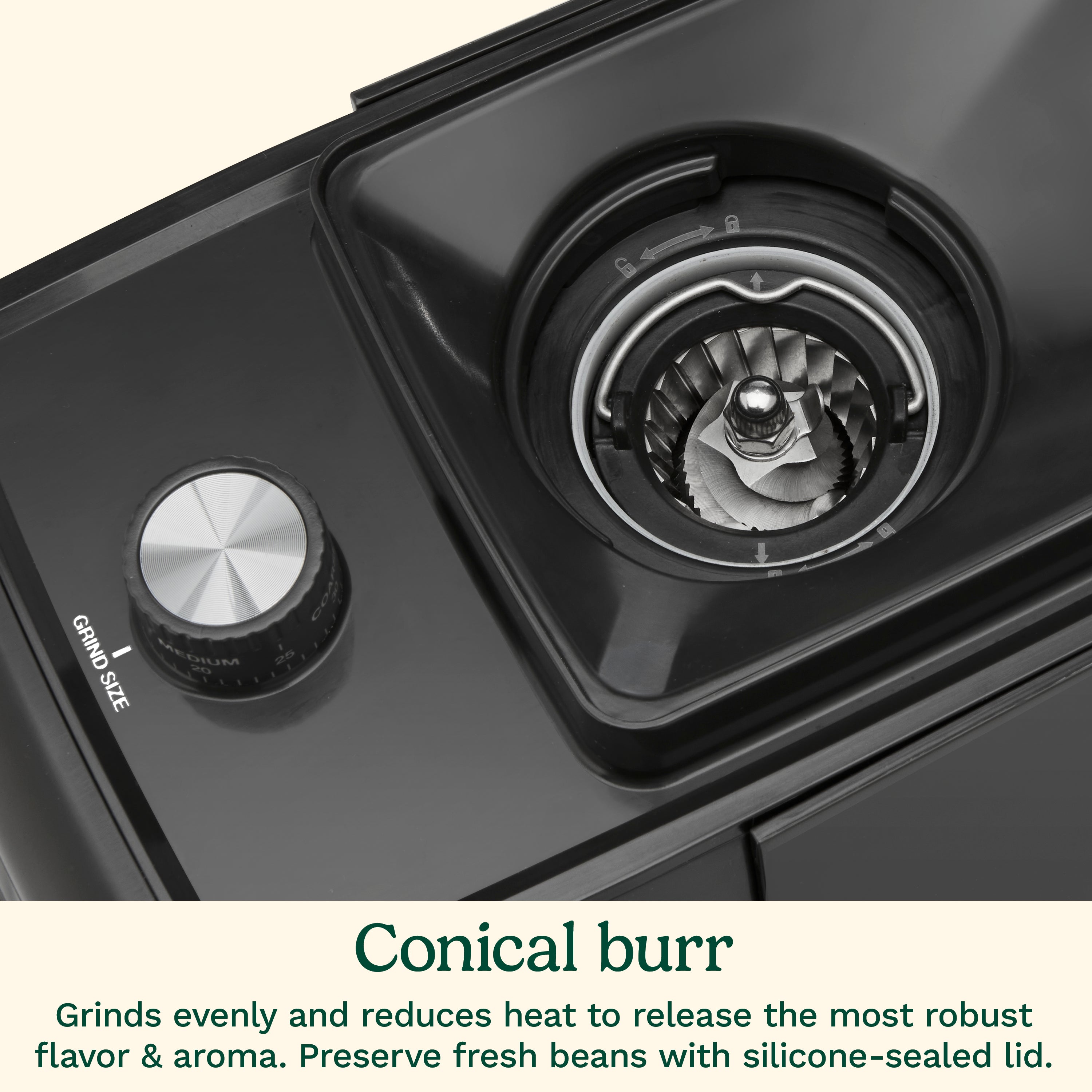 Espresso & Coffee Conical Burr Grinder