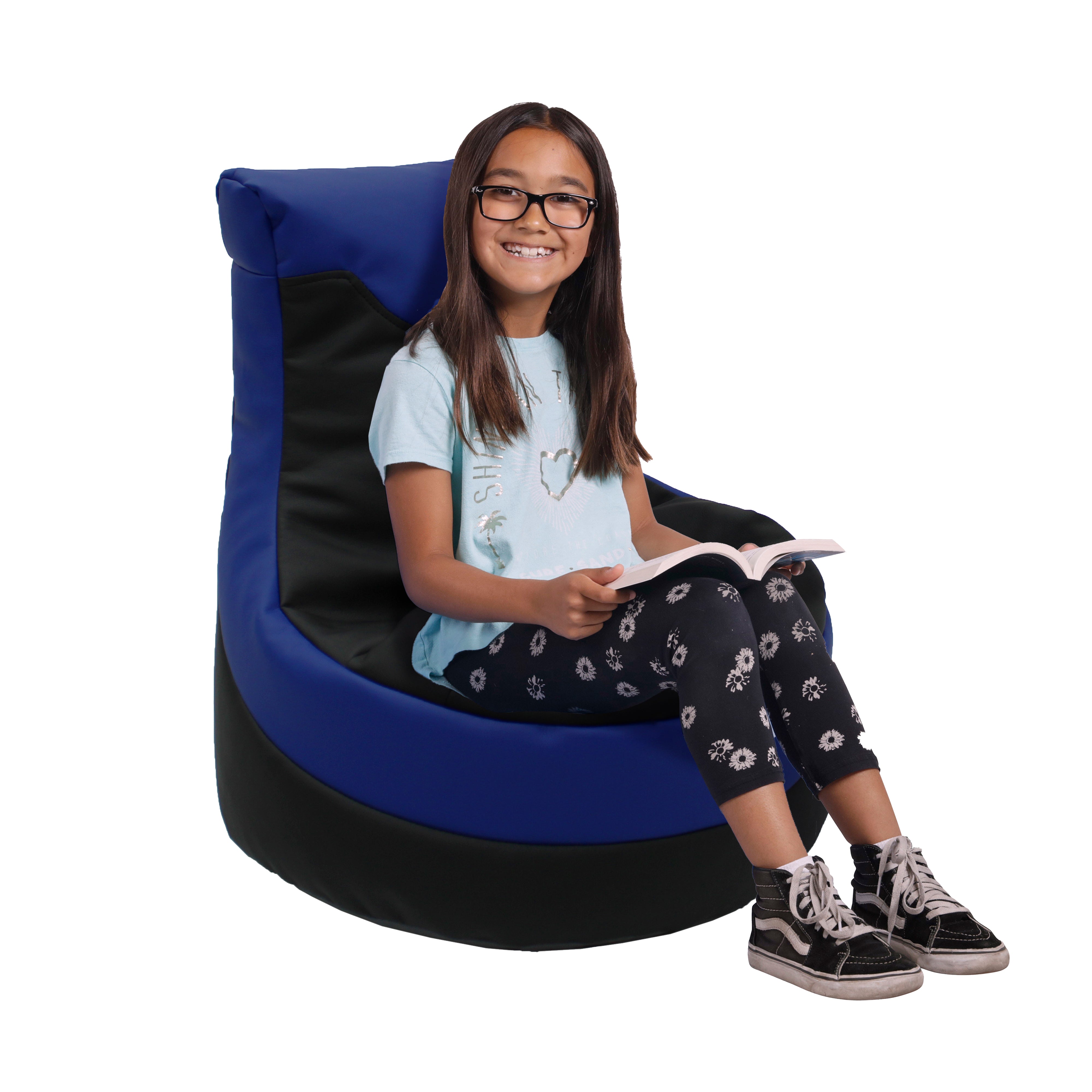 SoftScape Little Gamer Bean Bag - Black/Blue