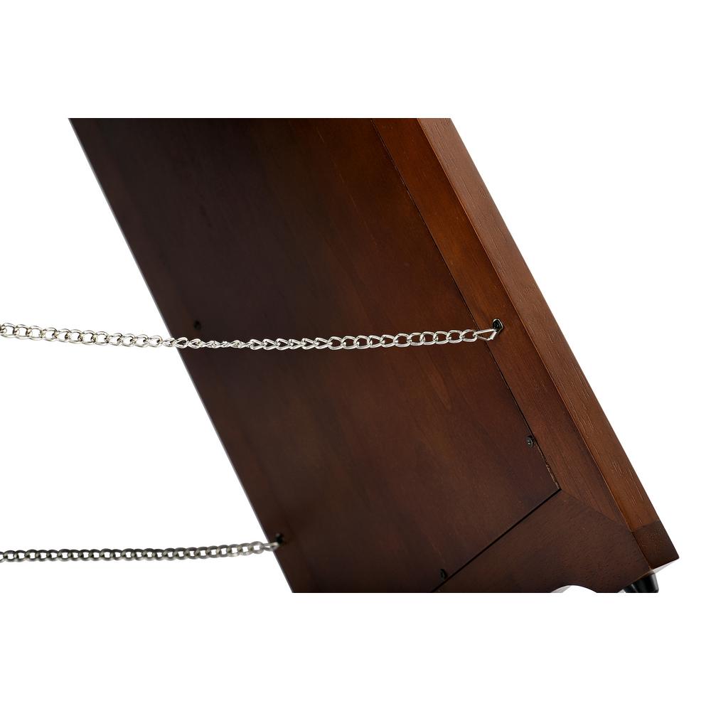 Alpine Industries 2-Sided Wooden Stainless Steel Wet Floor Sign