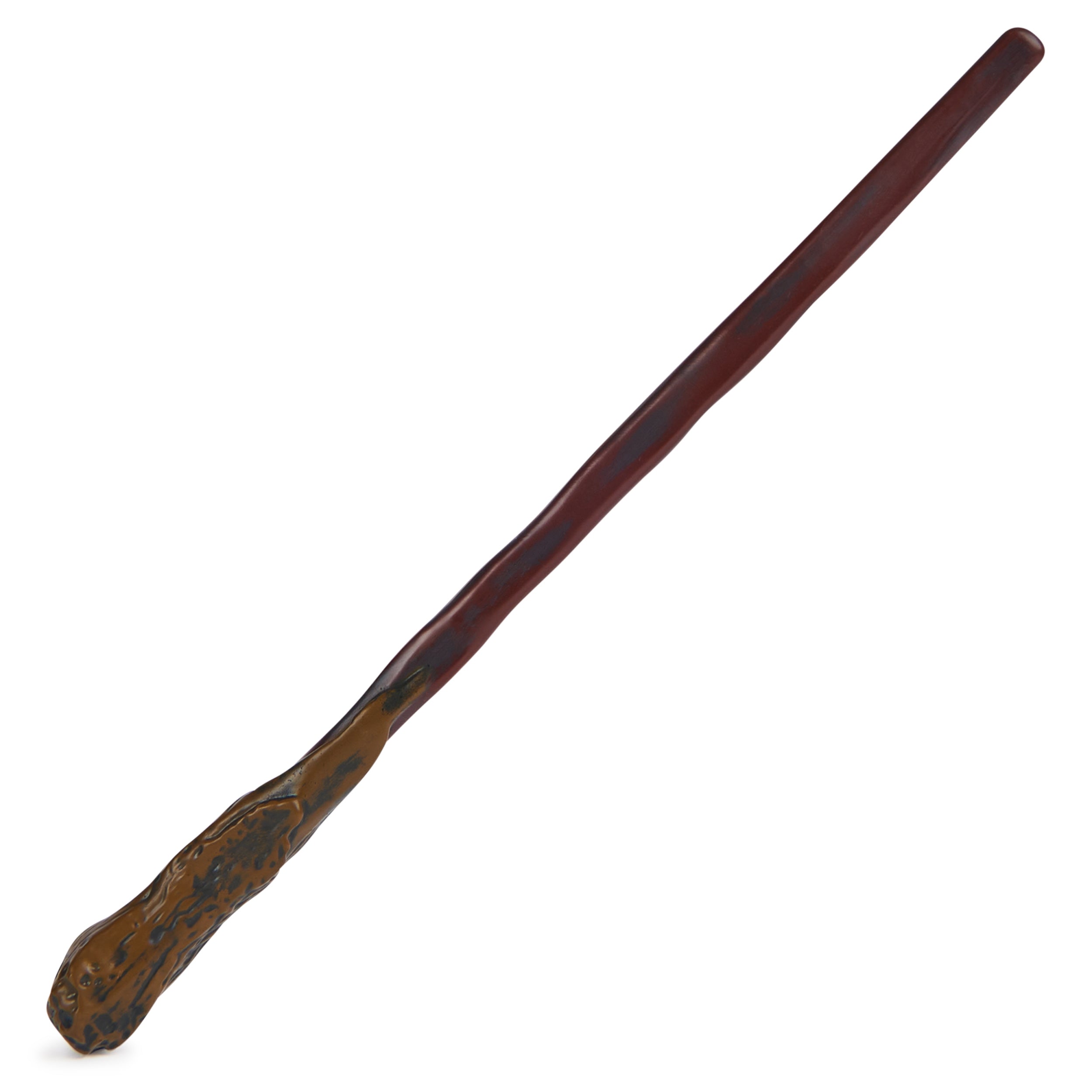 Wizarding World Harry Potter, 12-inch Magical Collector Ron Weasley Wand, Stand & Die-cast Icon, Magical Artifacts, Accessory for Halloween Costumes