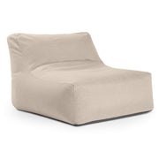 Coza Outdoor Chair - Large Bean Bag Lounge Chair for Poolside & Patio Lounging - Sunbrella, Flax