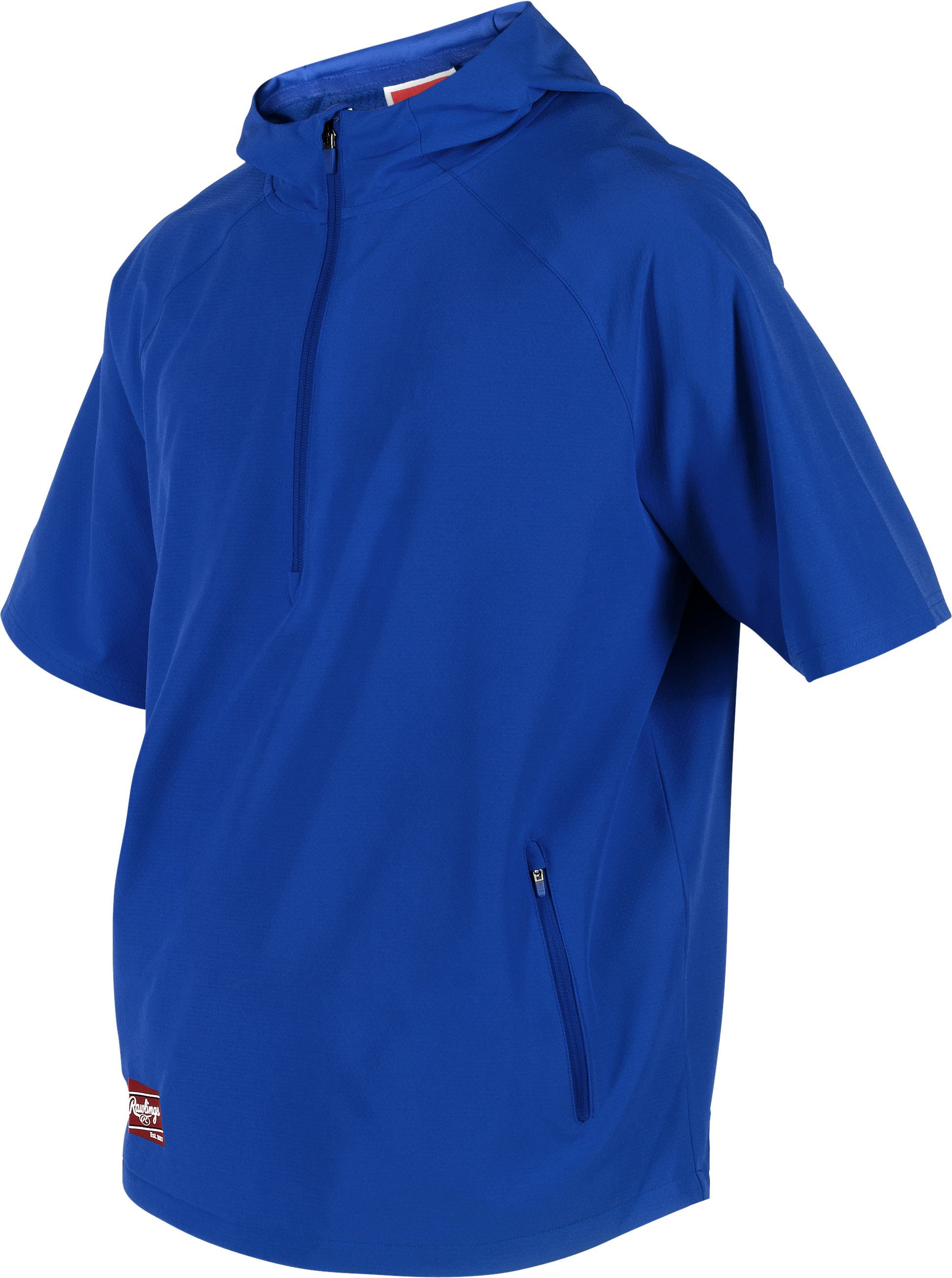 Rawlings Adult Colorsync Short Sleeve Hooded Jacket - Small - Royal