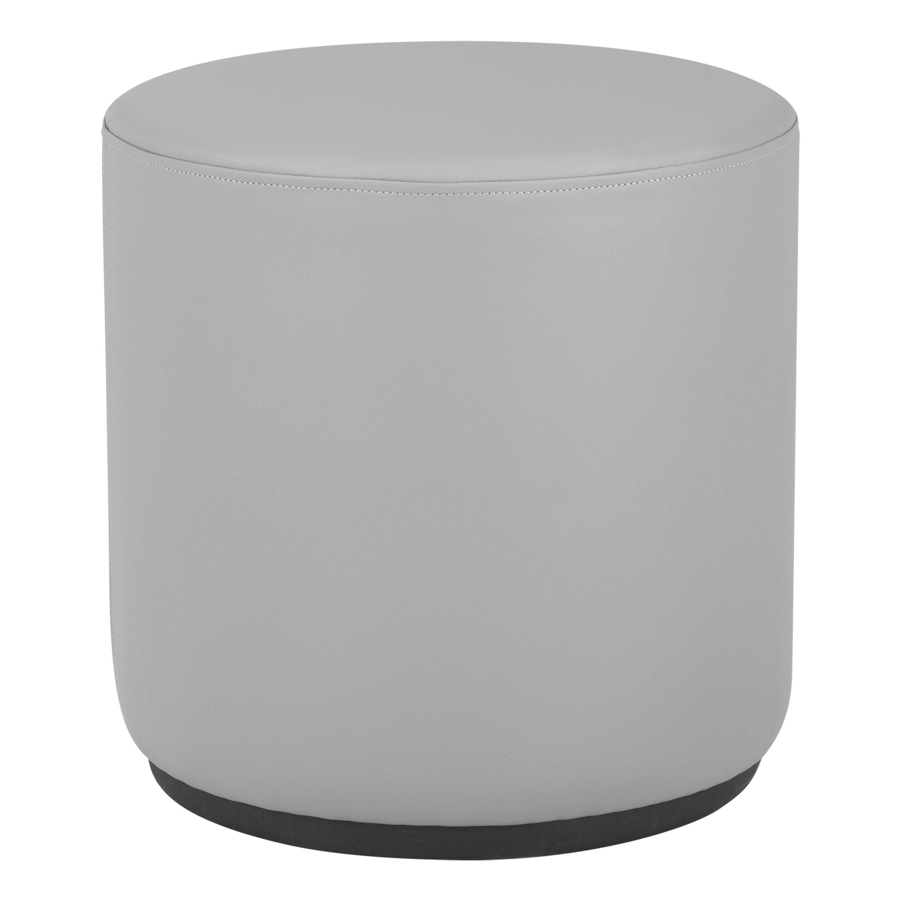 Pro Series Upholstered 18" Round Ottoman Rocker 18" Height - Gray