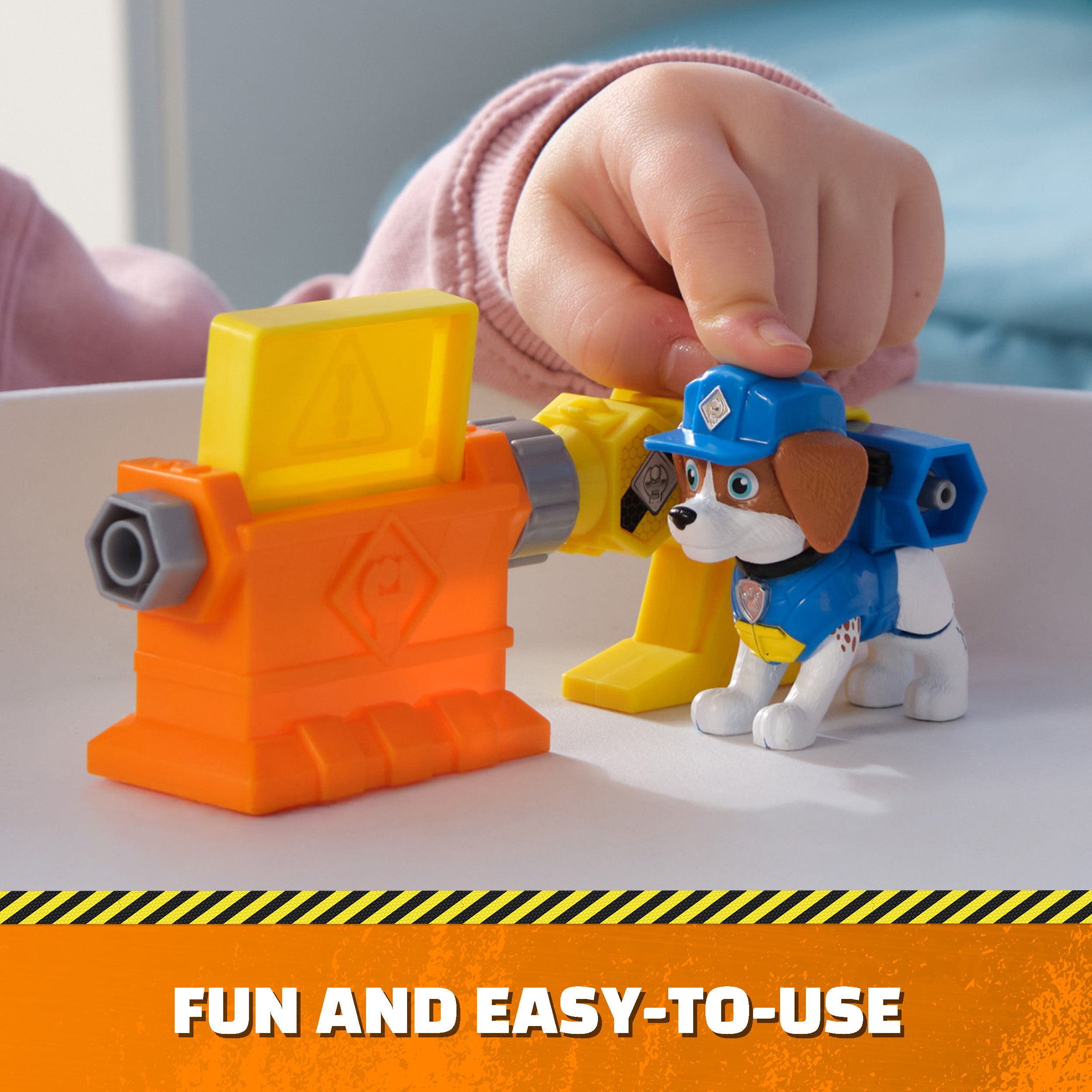 Rubble & Crew, Power Tool Pups, Rubble & Wheeler Toy Figures with 2 Construction Tools & 2 Building Accessories, Kids Toys for Boys & Girls Ages 3+