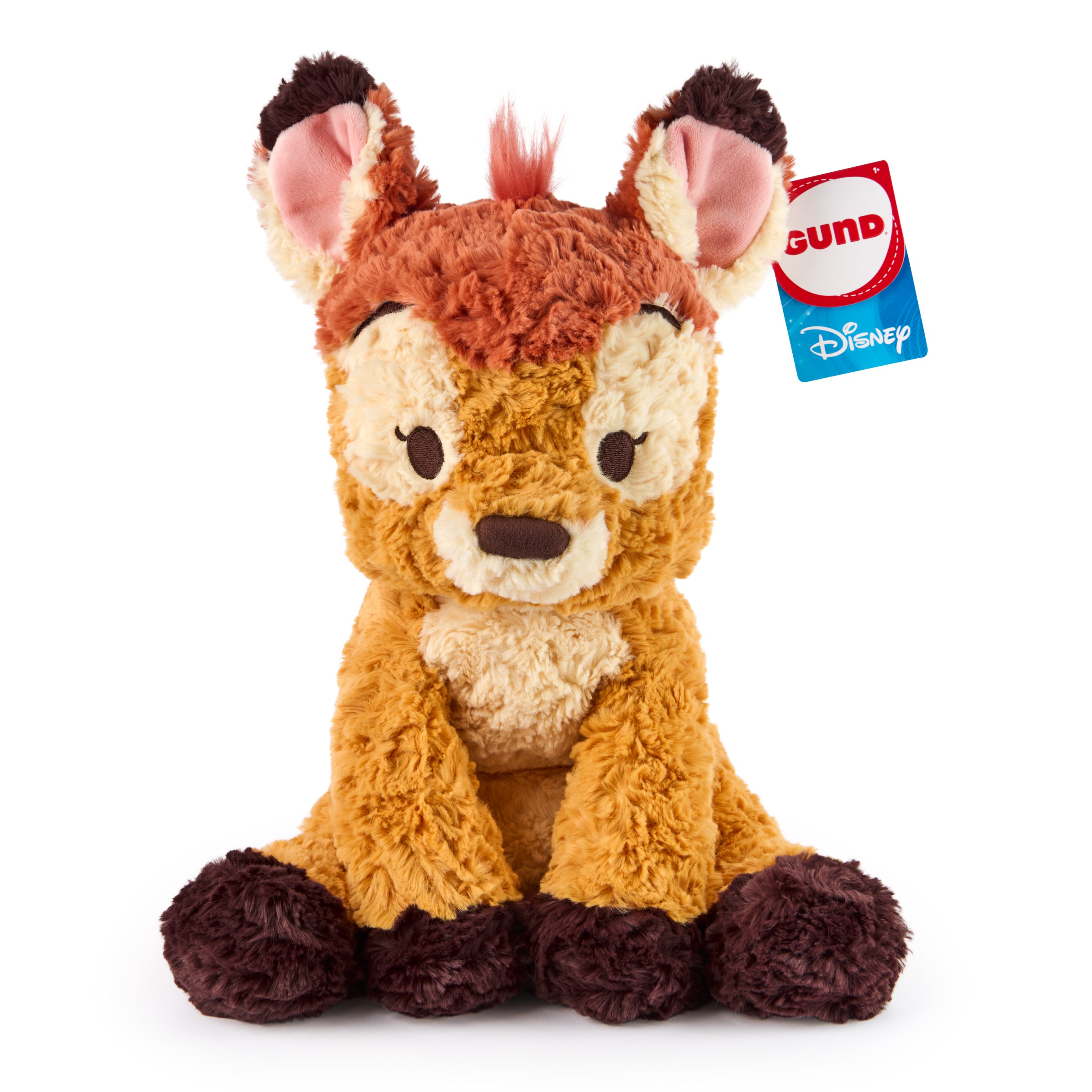 GUND Disney Official Bambi Plush, Disney Cozys Collection, Bambi Toys, Deer Stuffed Animal for Ages 1 and Up, Brown, 10”